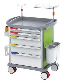 Trolley Perubatan ABS Mudah Alih